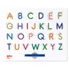 Set de pizarra magnética agipa Letras ABC magnéticas con rotulador azul – Modelo 19263, 1 ud.