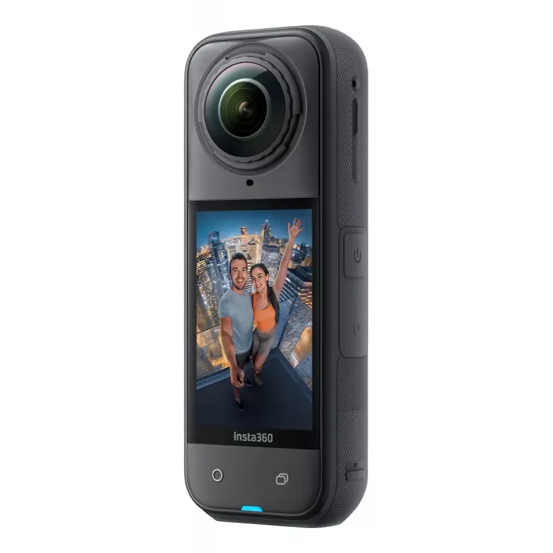 Cámara de acción Insta360 X5 – 72 MP, 8K Ultra HD (7680×3840), 120 fps, sumergible 15 m, 2400 mAh