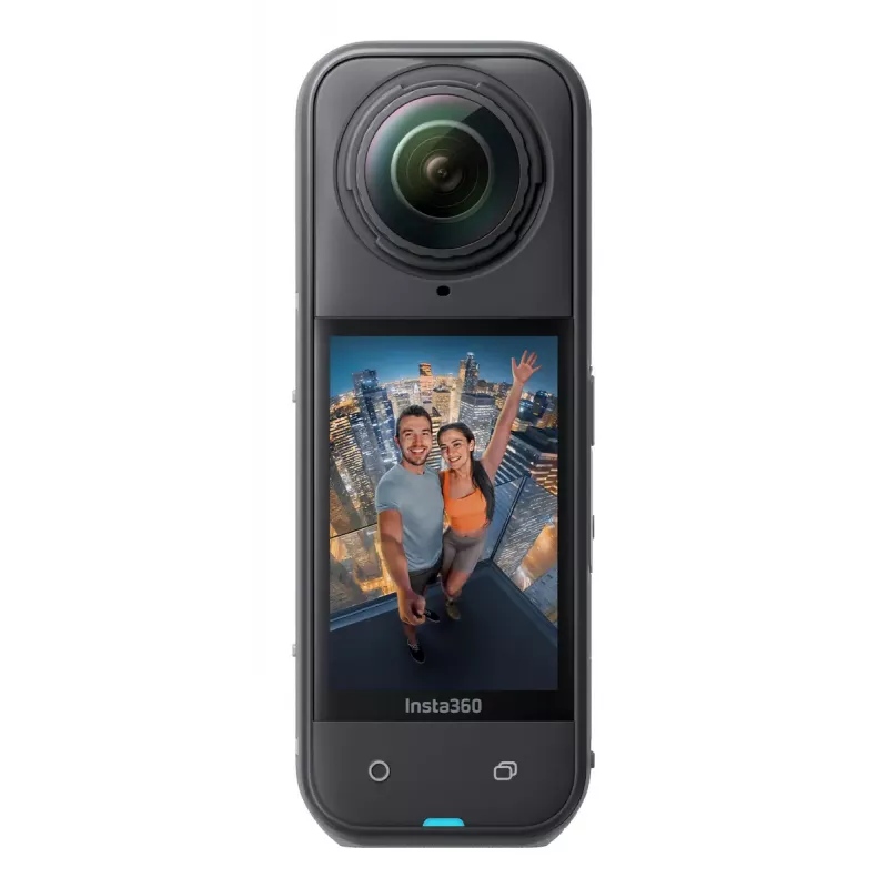 Cámara de acción Insta360 X5 – 72 MP, 8K Ultra HD (7680×3840), 120 fps, sumergible 15 m, 2400 mAh
