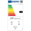 Frigorífico independiente TEKA RSR 10138, 80 L de capacidad total (68 L frigorífico, 12 L congelador), compresor inverter, blanco
