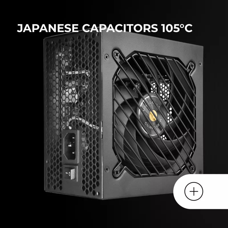 Mars Gaming MPB650SIM Fuente de alimentación 650 W 24-pin ATX ATX Negra