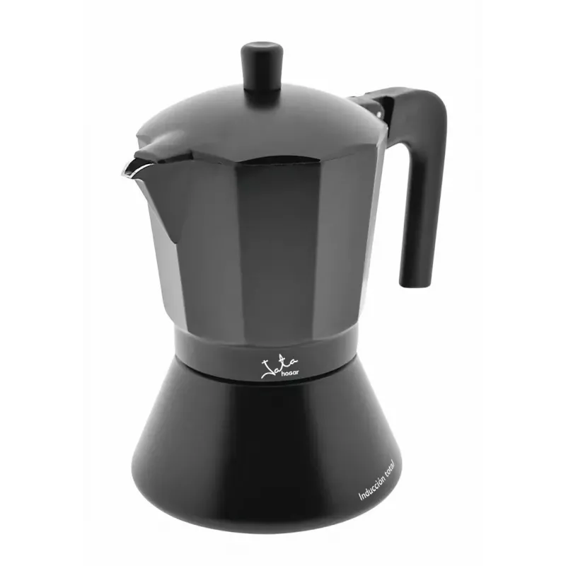 Cafetera JATA CFI12 Aluminio Negra
