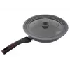 Tapa redonda para sartén JATA T16 gris transparente