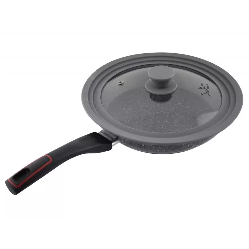 Tapa redonda para sartén JATA T16 gris transparente