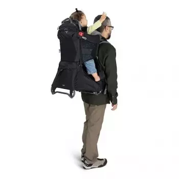 Mochila portabebés Osprey Poco Tourist carrier Negro — mochila portabebés ligera, modelo 10005970/550/O/S