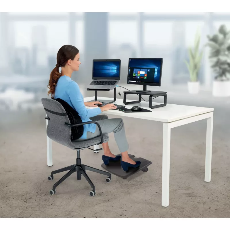 Reposapiés Kensington SoleMassage ajustable en altura e inclinación