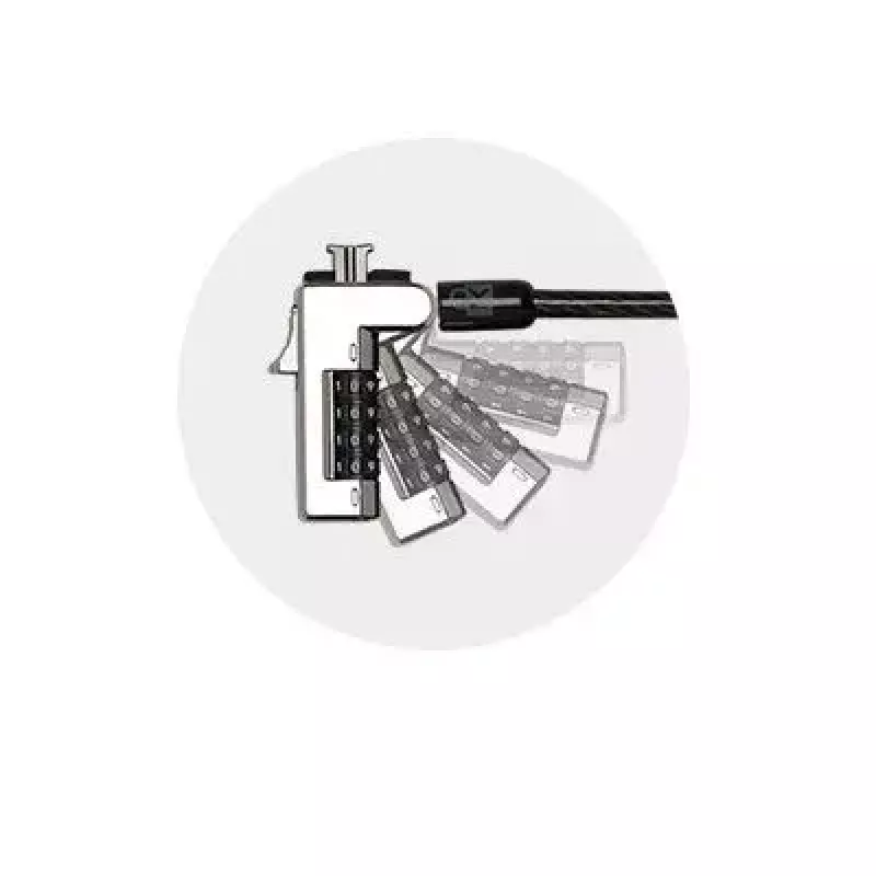 Candado para portátil Kensington combinación reseteable delgado K60628WW