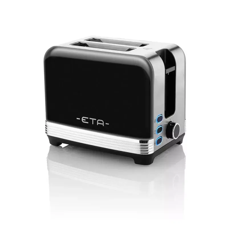 Tostadora ETA Storio 9166 90020 — 2 rebanadas, 930 W, negra, 1,65 kg