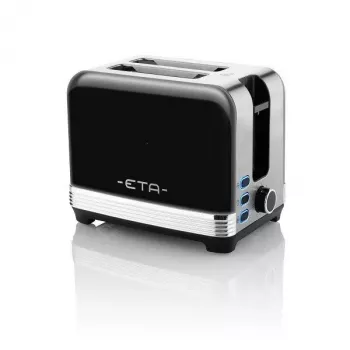 Tostadora ETA Storio 9166 90020 — 2 rebanadas, 930 W, negra, 1,65 kg