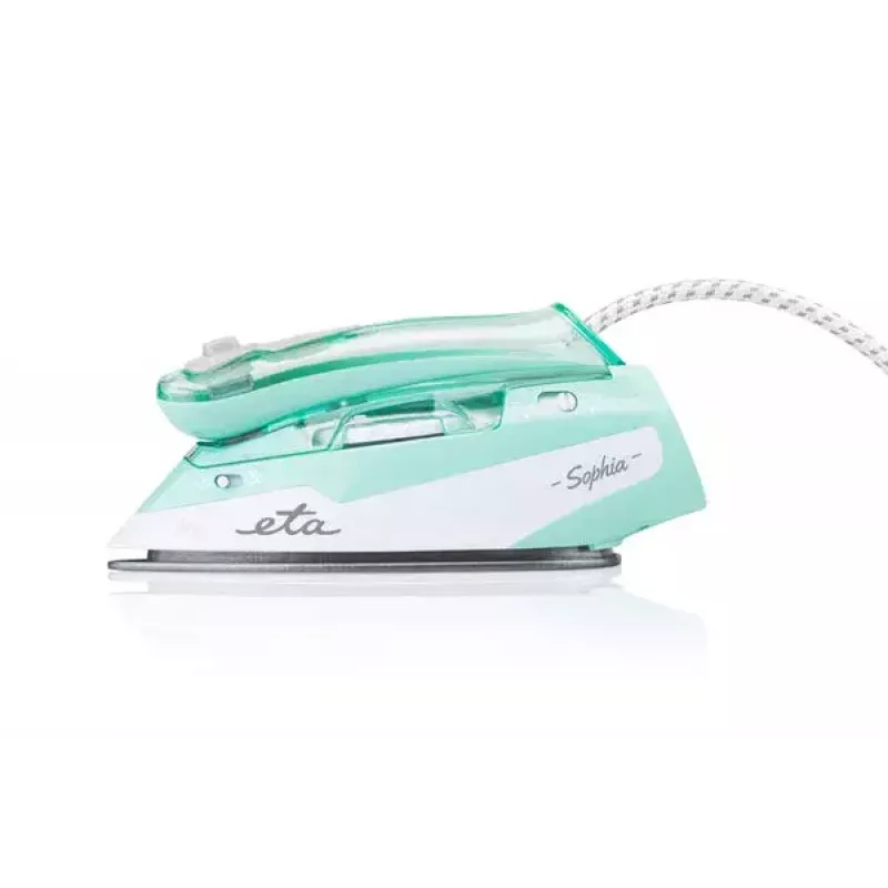 Plancha de vapor ETA Sophia ETA127190000 — suela cerámica, 1100 W, depósito 80 ml, vapor vertical, cable 1,9 m