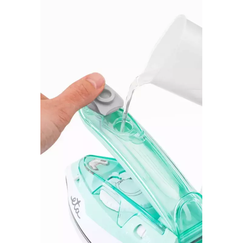 Plancha de vapor ETA Sophia ETA127190000 — suela cerámica, 1100 W, depósito 80 ml, vapor vertical, cable 1,9 m