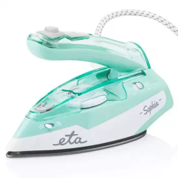 Plancha de vapor ETA Sophia ETA127190000 — suela cerámica, 1100 W, depósito 80 ml, vapor vertical, cable 1,9 m