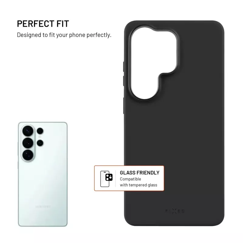 Fixed MagFlow | Tapa trasera | Samsung | Galaxy S26 Ultra | silicona líquida | negra