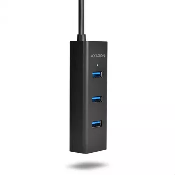 Hub de interfaces Axagon HUE-S2C USB 3.2 Gen 1 (3.1 Gen 1) Type-A 5000 Mbit/s negro