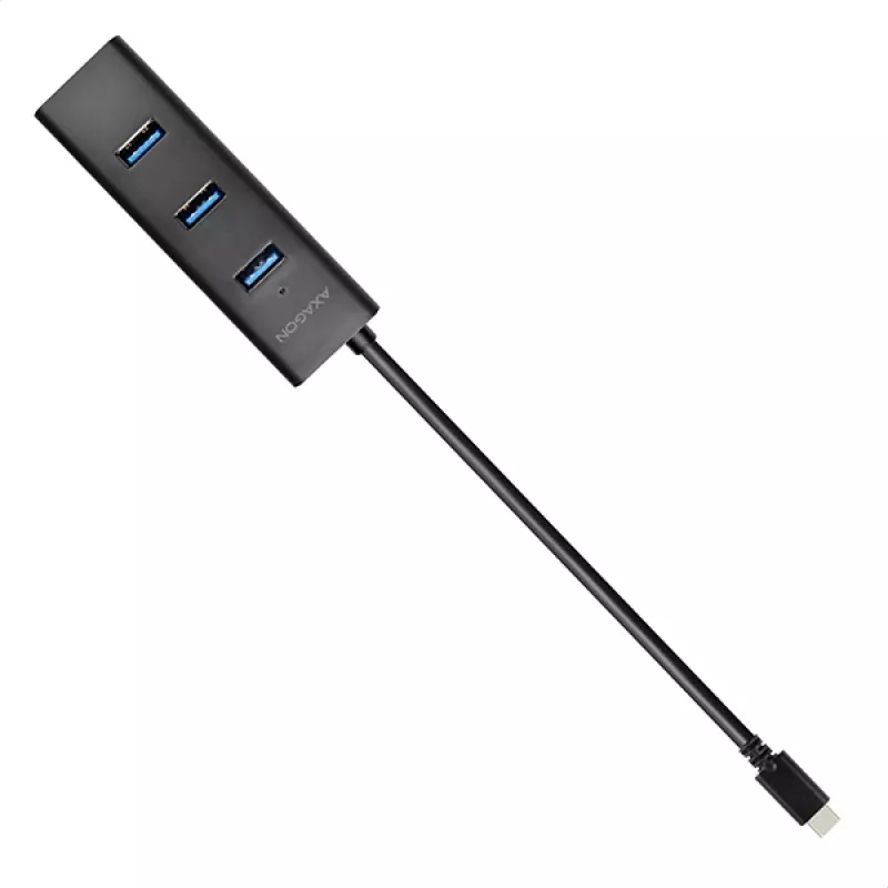 Hub de interfaces Axagon HUE-S2C USB 3.2 Gen 1 (3.1 Gen 1) Type-A 5000 Mbit/s negro