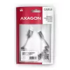 Cable de datos y carga Axagon USB 2.0 longitud 1,1 m. 3A. Negro en espiral. Cable USB USB A USB C