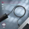 Cable USB Axagon BUCM432-CM10AB USB4 Gen 3x2 1 m USB C negro