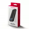Carcasa metálica externa USB-C 10 Gbit/s sin tornillos AXAGON EEM2-SC para SSD M.2 NVMe, una bahía, gris