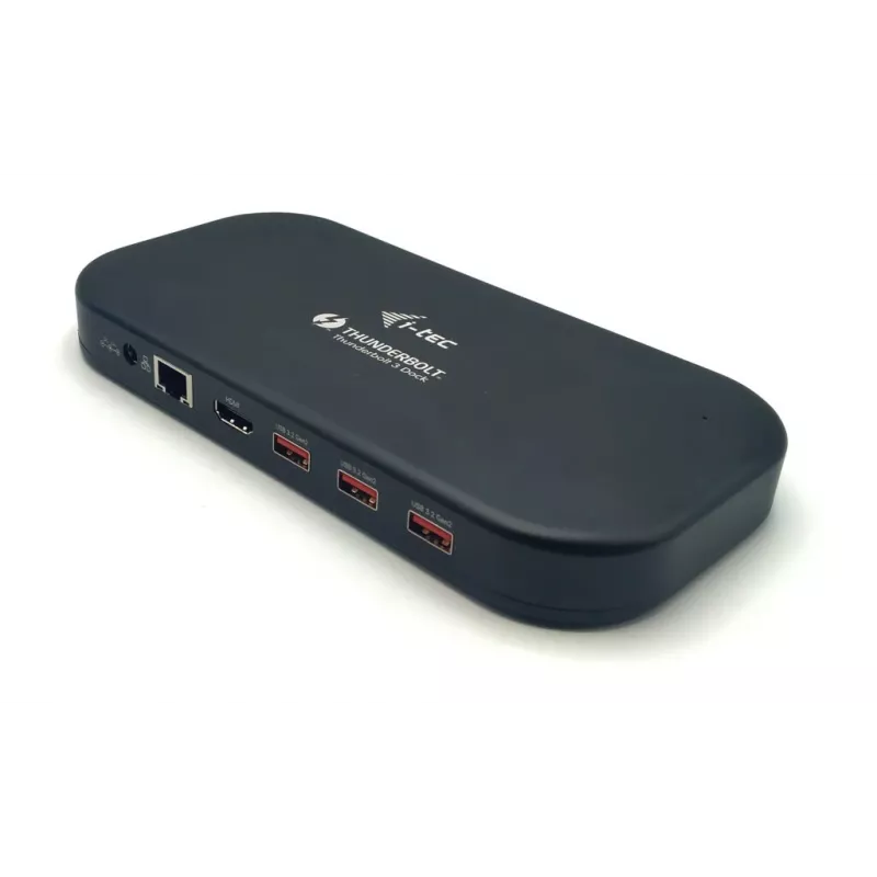 i-tec Thunderbolt 3/USB-C estación de acoplamiento Dual-4K + cable USB-C a DisplayPort (1,5 m) + fuente de alimentación 60 W