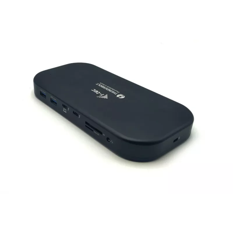 i-tec Thunderbolt 3/USB-C estación de acoplamiento Dual-4K + cable USB-C a DisplayPort (1,5 m) + fuente de alimentación 60 W