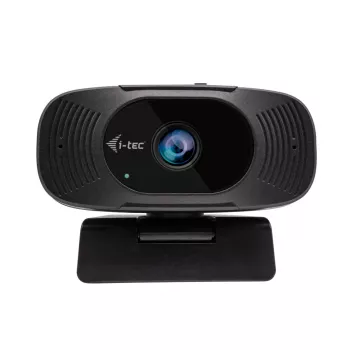 Webcam i-tec SOLOMON 300 4K, USB, 3840×2160, 8,29 MP, soporte con clip, negro