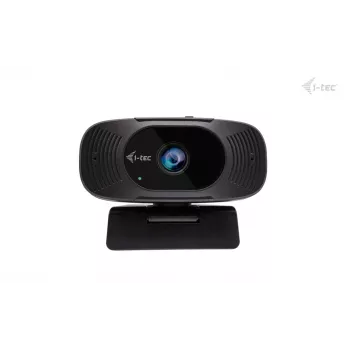 Webcam i-tec SOLOMON 300 4K, USB, 3840×2160, 8,29 MP, soporte con clip, negro