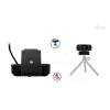 Webcam i-tec SOLOMON 300 4K, USB, 3840×2160, 8,29 MP, soporte con clip, negro