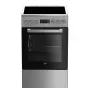 Cocina independiente BEKO FSM57300GX — placa vitrocerámica 4 zonas, horno eléctrico, acero inoxidable, 50 cm