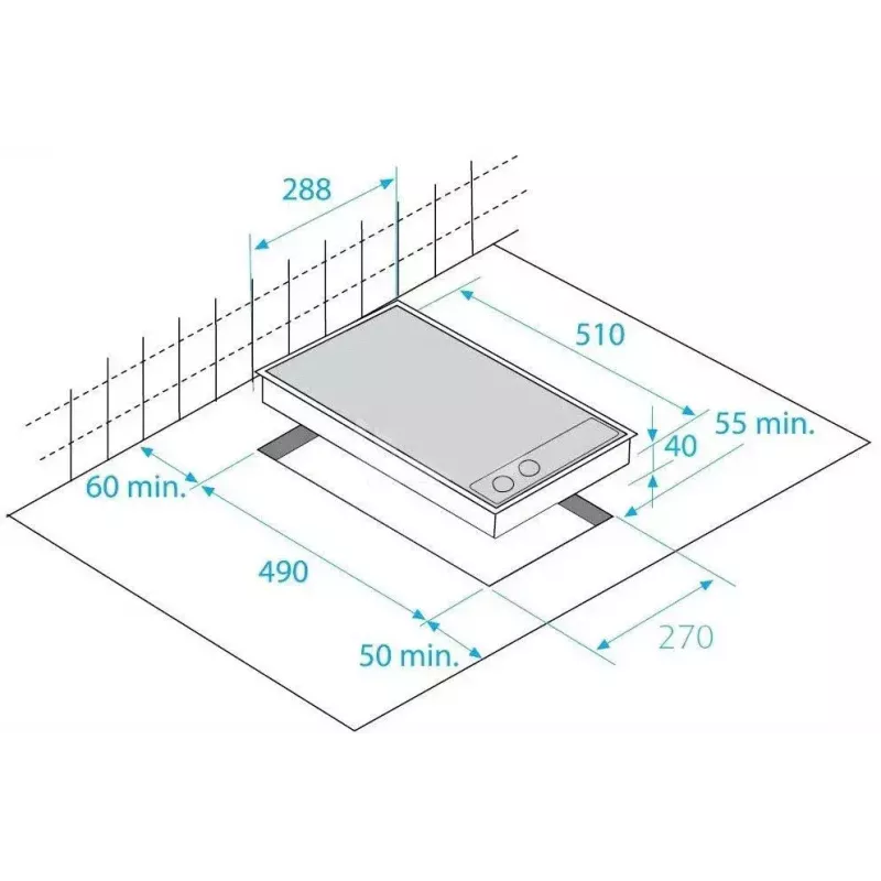 Beko HDMC 32400 TX placa vitrocerámica de encimera, 2 zonas, control táctil