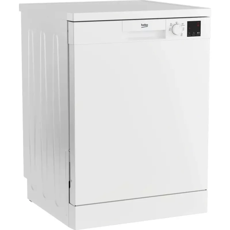 Lavavajillas independiente BEKO DVN05320W — 60 cm de ancho, 13 cubiertos, 49 dB, 5 programas, clase de eficiencia energética E