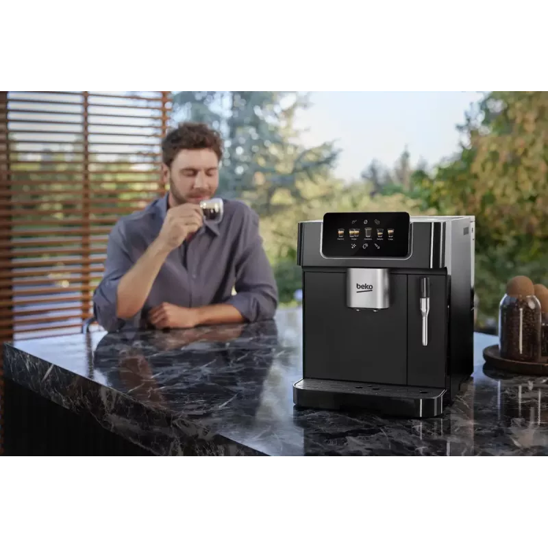 Beko CEG7302B CaffeExperto cafetera superautomática con boquilla de vapor