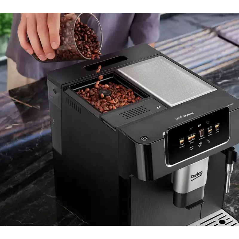 Beko CEG7302B CaffeExperto cafetera superautomática con boquilla de vapor
