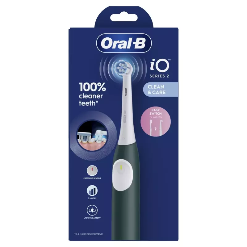 Cepillo de dientes eléctrico BRAUN Oral‑B iO2 (modelo iOS2.1C9.0G) verde Forest