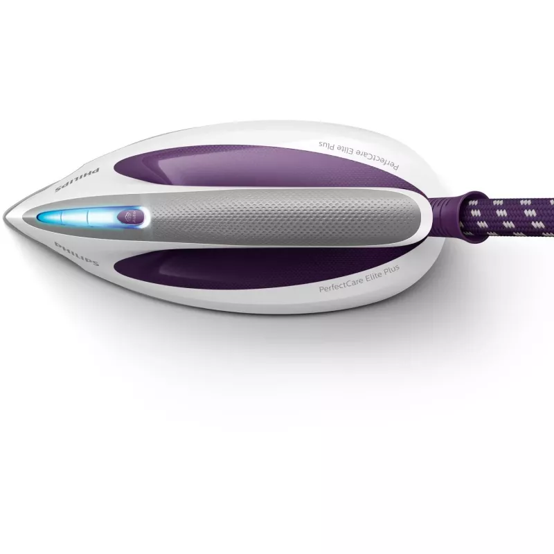 Centro de planchado a vapor Philips GC9660/30 — depósito de agua de 1,8 l, presión de 7,5 bar, golpe de vapor de 520 g/min, suela T-ionicGlide