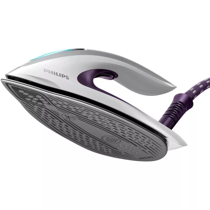 Centro de planchado a vapor Philips GC9660/30 — depósito de agua de 1,8 l, presión de 7,5 bar, golpe de vapor de 520 g/min, suela T-ionicGlide