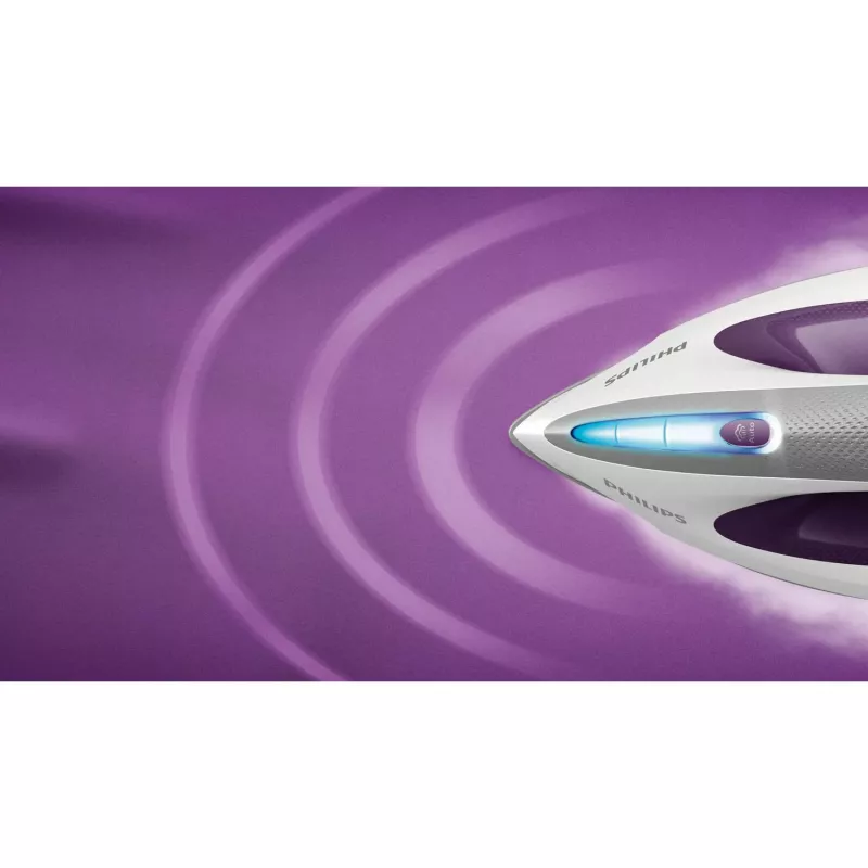 Centro de planchado a vapor Philips GC9660/30 — depósito de agua de 1,8 l, presión de 7,5 bar, golpe de vapor de 520 g/min, suela T-ionicGlide