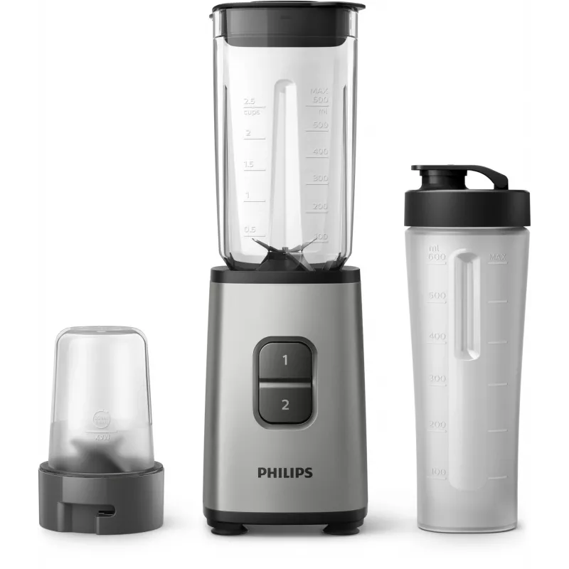 Batidora Philips Daily Collection HR2604/80 1 L batidora de mesa 350 W negra, acero inoxidable