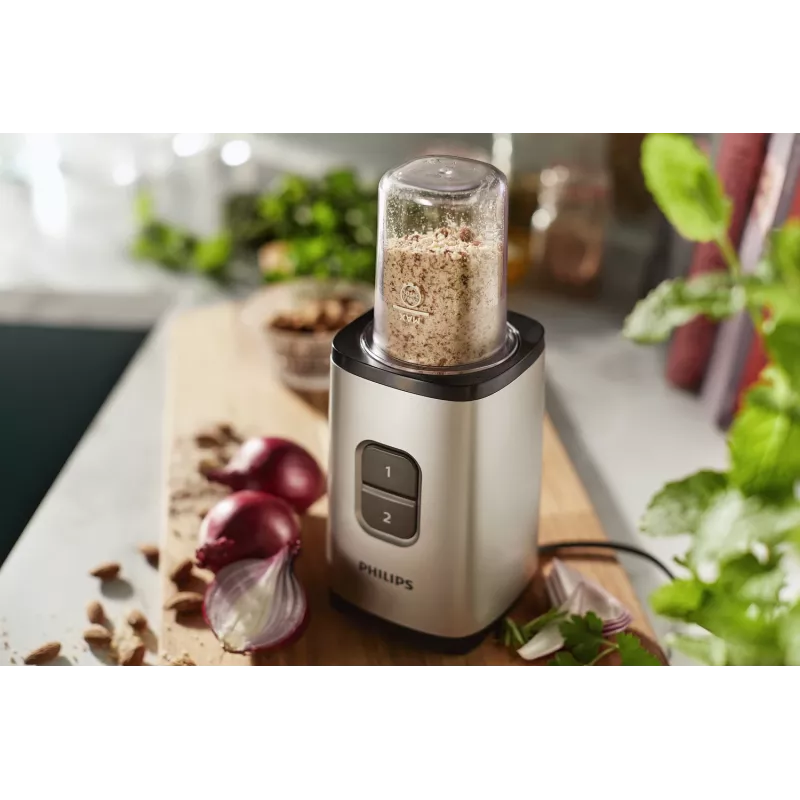 Batidora Philips Daily Collection HR2604/80 1 L batidora de mesa 350 W negra, acero inoxidable