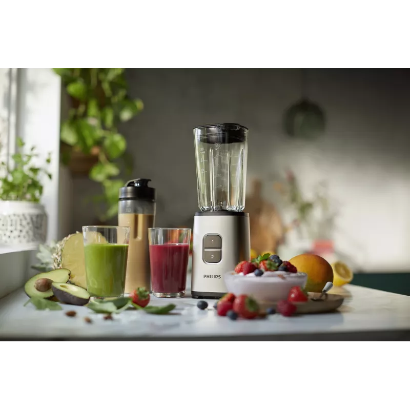 Batidora Philips Daily Collection HR2604/80 1 L batidora de mesa 350 W negra, acero inoxidable