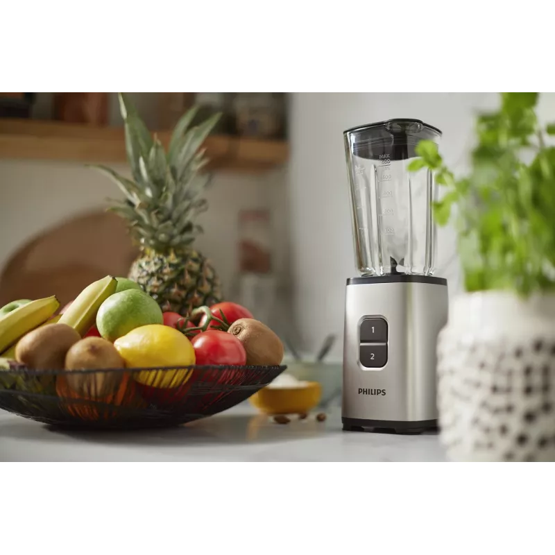 Batidora Philips Daily Collection HR2604/80 1 L batidora de mesa 350 W negra, acero inoxidable
