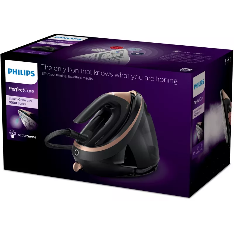 Centro de planchado a vapor Philips PSG9040/80 3100 W 1,8 L suela SteamGlide Elite negra