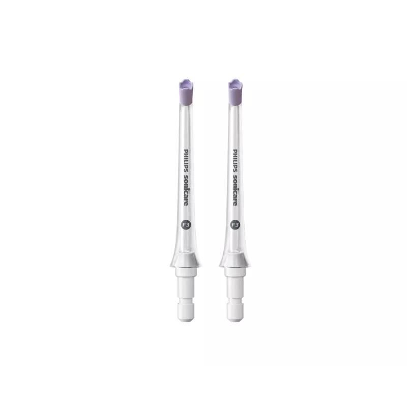 Philips Sonicare Power Flosser HX3062/00 pack de 2 boquillas F3 Quad Stream para irrigador bucal