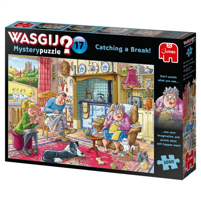 Puzle Wasgij Mystery 17 1000 piezas Jumbo Comics