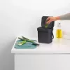 Cubo de basura Brabantia 209888 negro plástico 139x188x174 mm