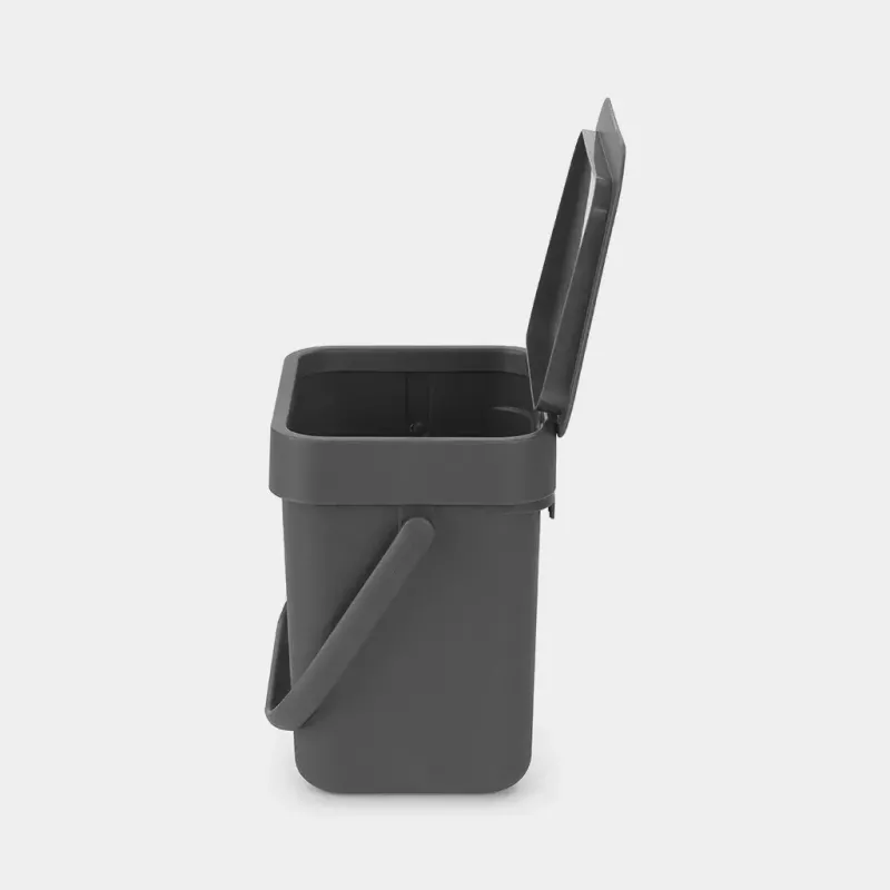 Cubo de basura Brabantia 209888 negro plástico 139x188x174 mm