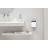 Cubo de basura Brabantia Bo 4 L rectangular acero negro blanco