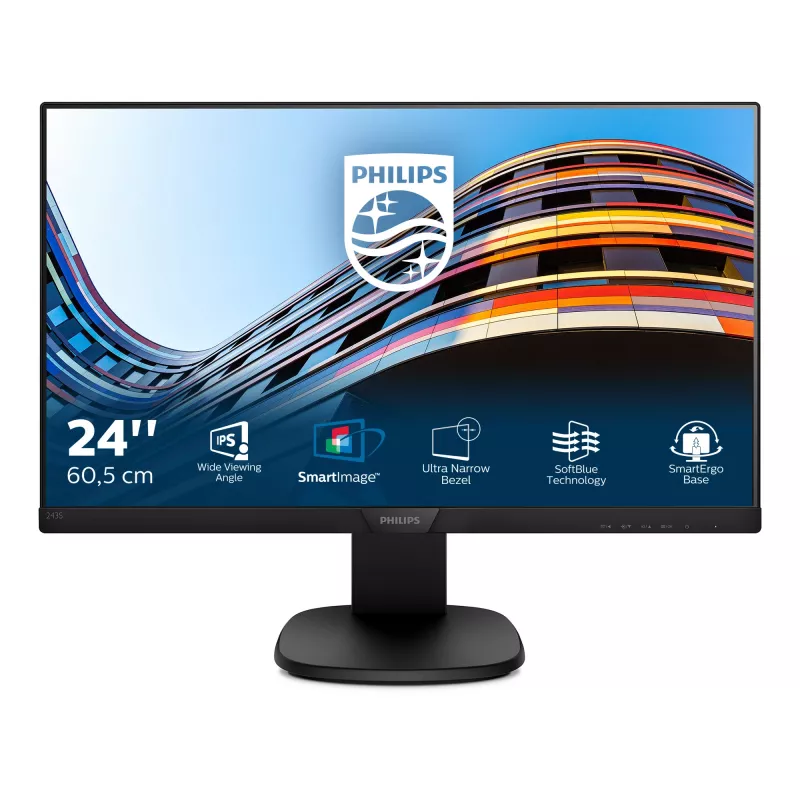Monitor LCD Philips S Line con tecnología SoftBlue 243S7EHMB/00