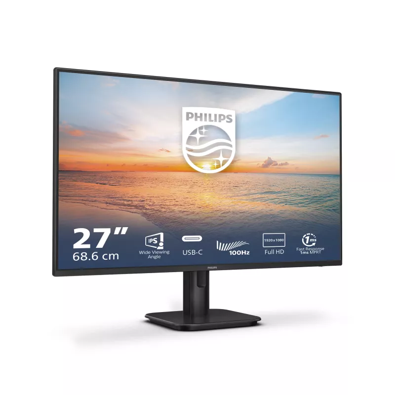 Philips serie 1000 27E1N1300A/00 monitor 68,6 cm (27 pulgadas) 1920 x 1080 píxeles Full HD LCD negro