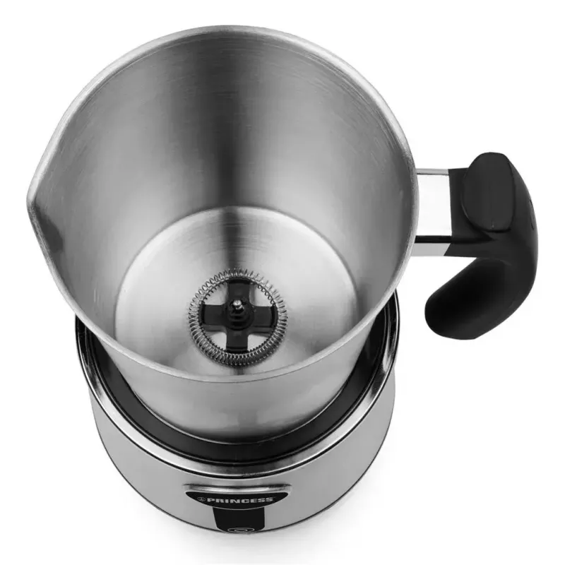 Espumador de leche automático Princess 01.243005.01.001 plata acero inoxidable