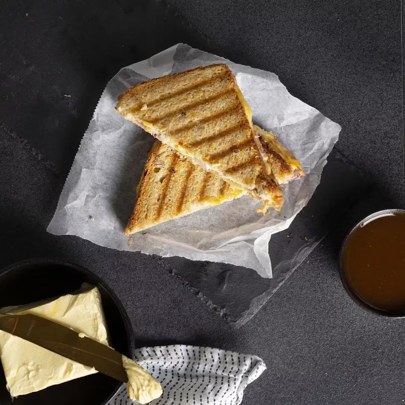 Sandwichera Princess 01.127003.01.001 750 W negra plata